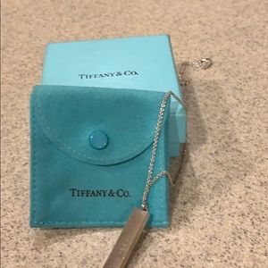 Tiffany & Co 1837 Sterling Silver tag pendant